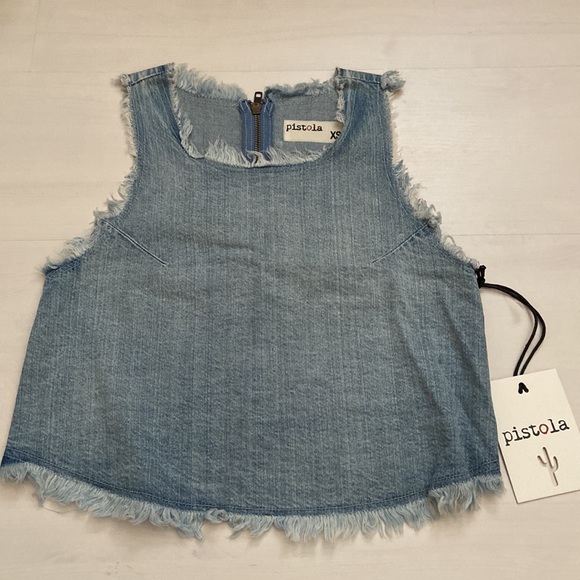 NWT Pistola Denim Top - Picture 3 of 6